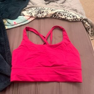 lululemon athletica long line energy bra size 6